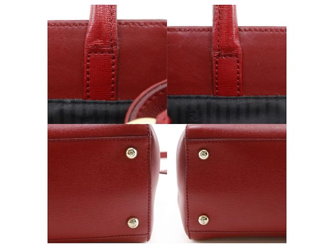 Borsa in pelle Fendi Petit 2Jours - vista 14