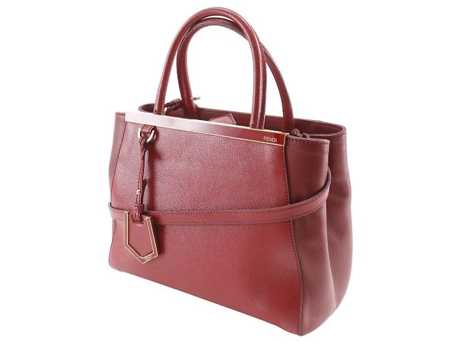Borsa in pelle Fendi Petit 2Jours - vista 2