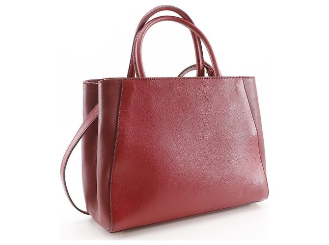 Borsa in pelle Fendi Petit 2Jours - vista 3