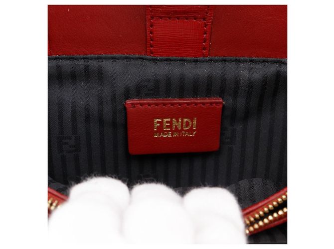 Borsa in pelle Fendi Petit 2Jours - vista 8