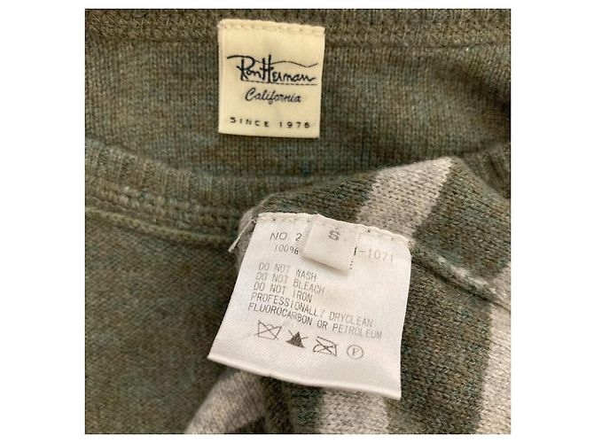 Autre Marque Pullover in maglia a righe 100% Cashmere Ron Herman - vista 3