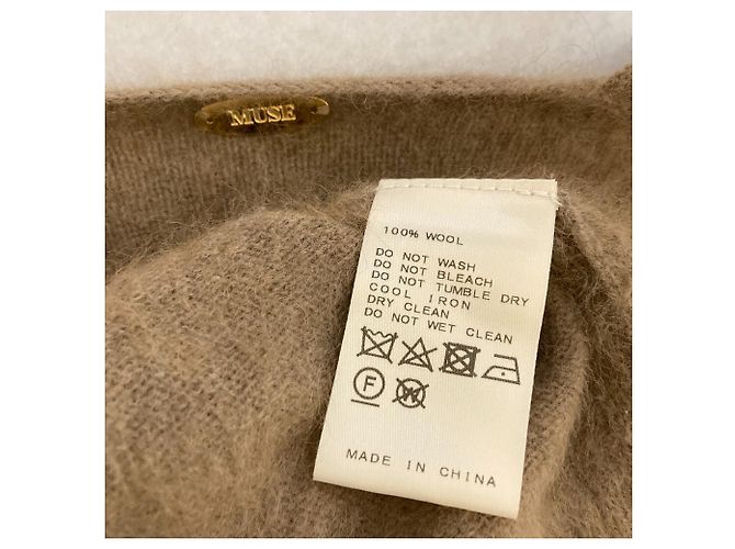 Autre Marque MUSE de Deuxieme Classe FUWA Shaggy V Neck Pullover Knit - vista 3
