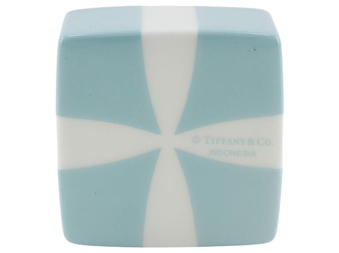 Tiffany & Co. Mini Blue Bow Box Boîtier à Accessoires en Céramique - vue 3