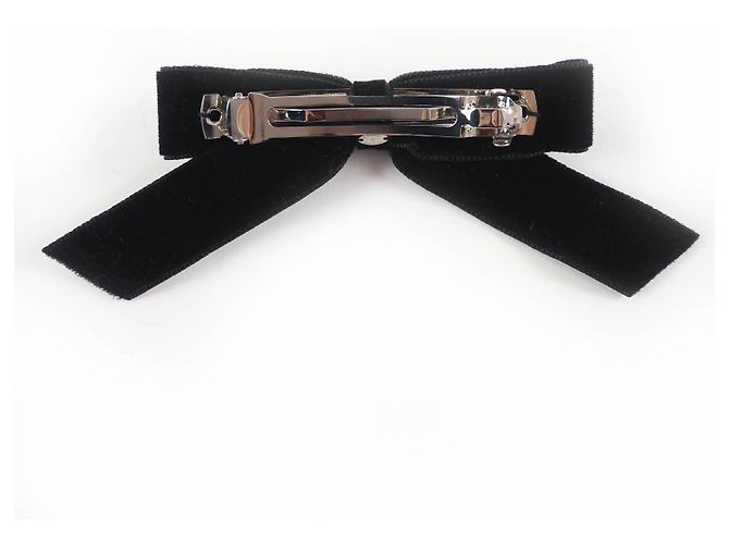 Horquilla de terciopelo Chanel COCO Mark - vista 3