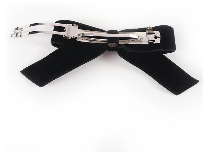 Horquilla de terciopelo Chanel COCO Mark - vista 4
