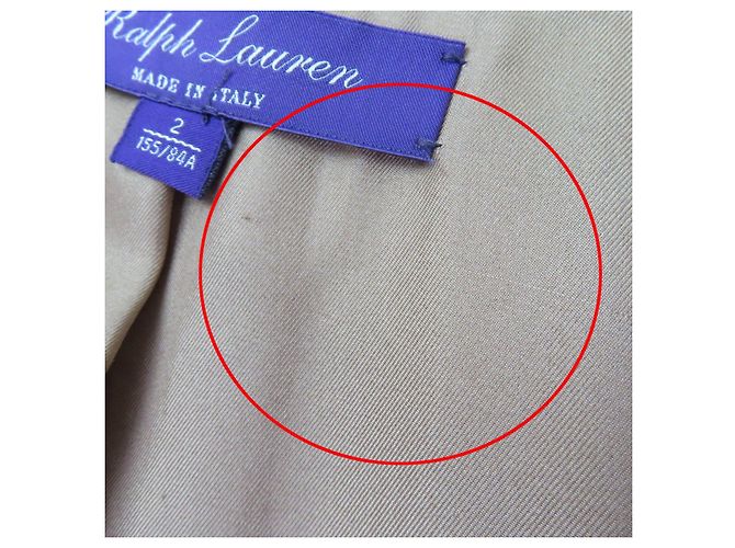 Abrigo Camel Ralph Lauren Purple Label - vista 10