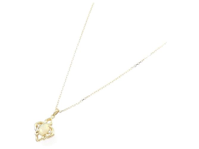 Autre Marque Au750 Opal-Diamant-Halskette - Ansicht 2