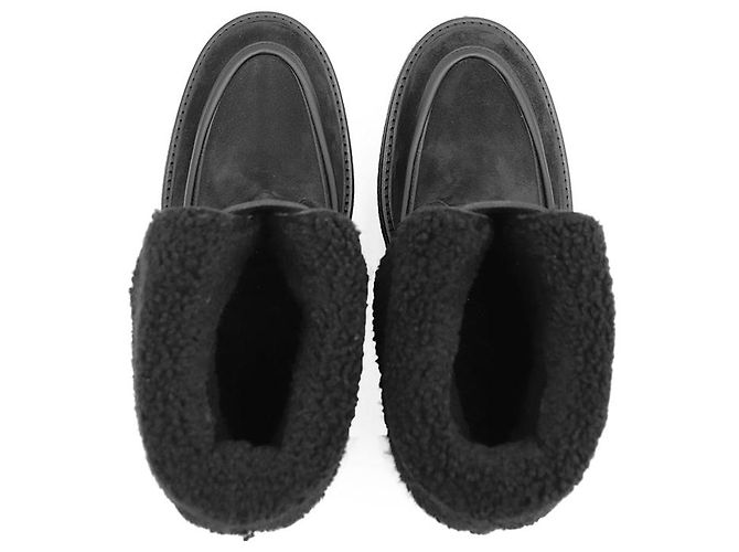Hermès Botas Hemisphere em camurça e shearling Hermes - vista 5
