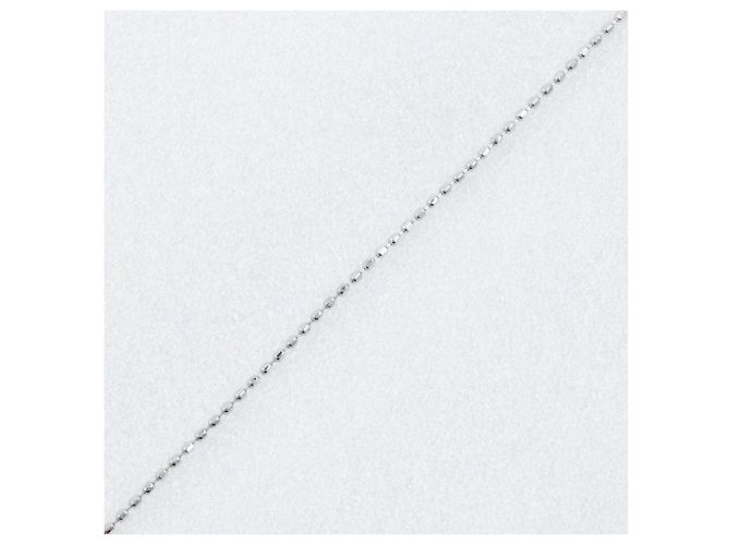 Autre Marque Collana in oro bianco K14 con diamanti - vista 6