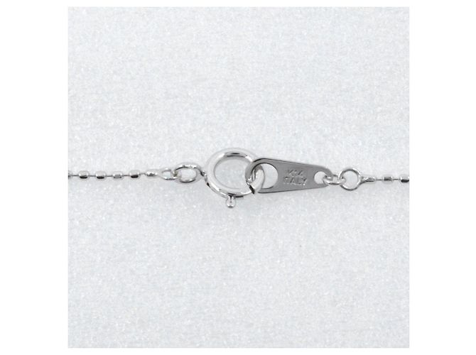Autre Marque Collana in oro bianco K14 con diamanti - vista 7