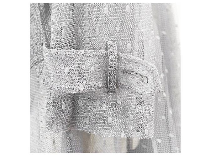 Autre Marque Trench Coat Red Valentino con bordados de encaje - vista 7