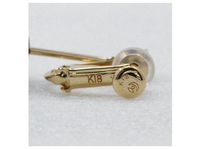 TASAKI Au750 Perlen-Diamant-Ohrringe - Ansicht 8
