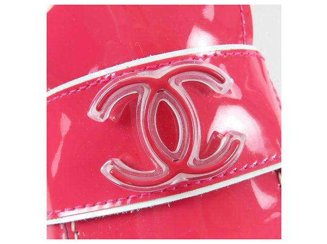 Mocassins en cuir verni Chanel - vue 9