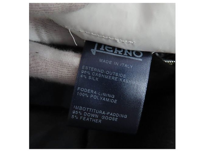 Autre Marque Abrigo de plumón de cachemira y seda Herno - vista 11