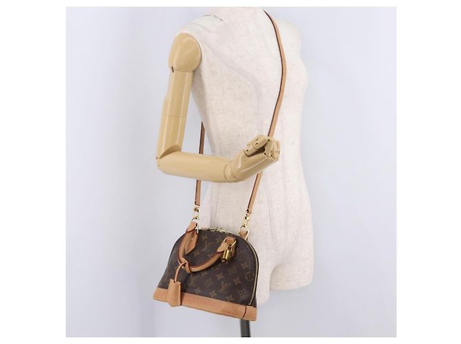 LOUIS VUITTON Monogram Alma BB Hand Bag 2way M53152 LV - vista 28