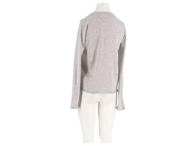 Autre Marque Pull en cachemire gris - vue 2