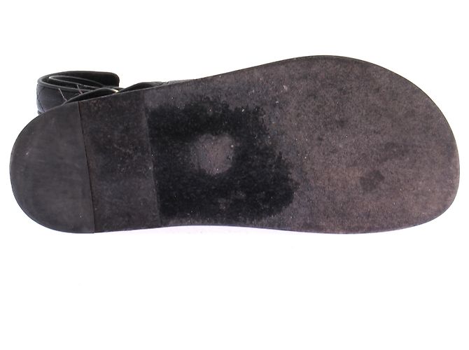 Sandali Dad Chanel in pelle nera taglia 38 - vista 7