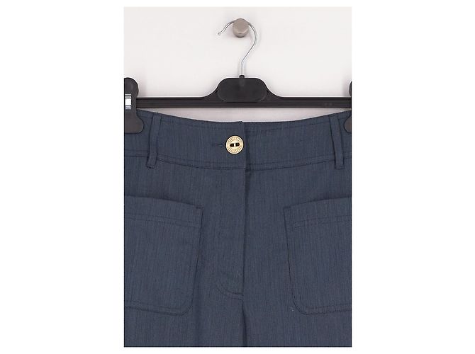 Sessun Weite Hose in Marineblau - Ansicht 3
