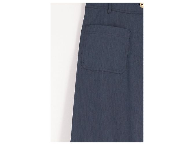 Sessun Weite Hose in Marineblau - Ansicht 4