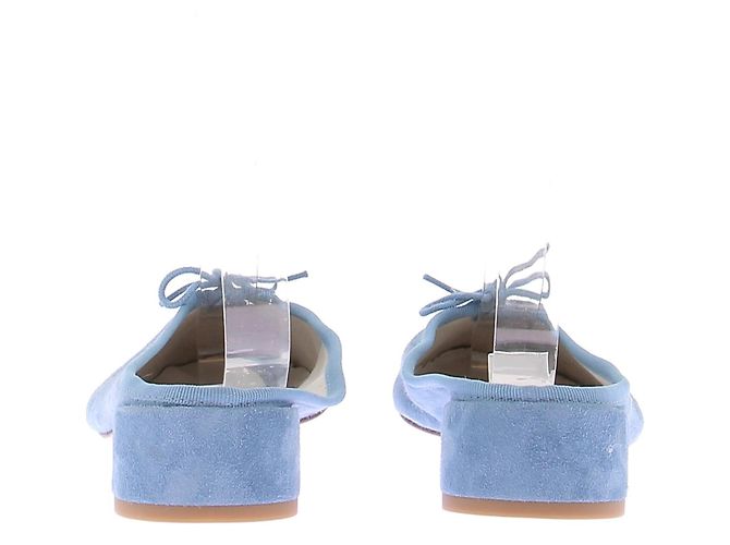 Mules Repetto in camoscio blu - vista 6