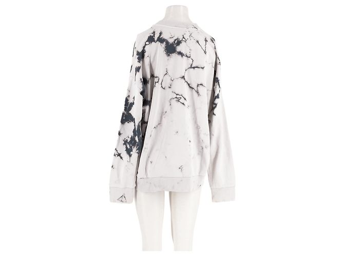 Stella Mc Cartney Stella McCartney Weißes Baumwoll Tie Dye Sweatshirt - Ansicht 2