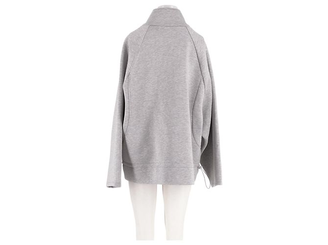 Sweatshirt de corte reto cinzento Rotate - vista 2