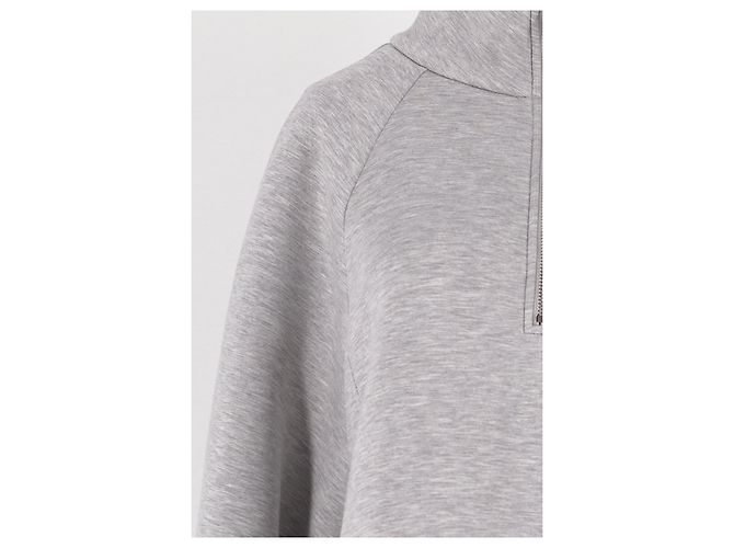 Sweatshirt de corte reto cinzento Rotate - vista 6