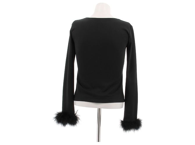 Autre Marque Top negro de cuello cuadrado SLEEPER - vista 2