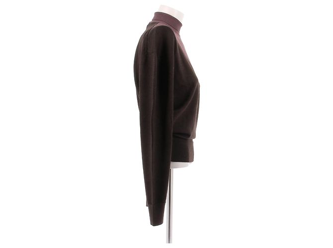 Paco Rabanne Brauner Rollkragenpullover - Ansicht 3
