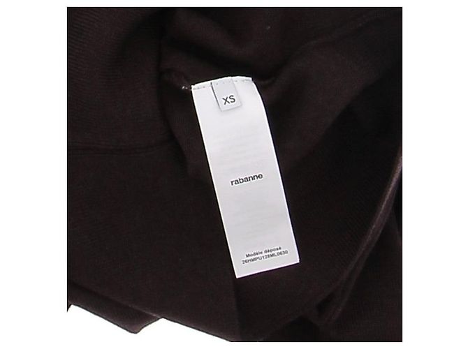 Paco Rabanne Brauner Rollkragenpullover - Ansicht 7