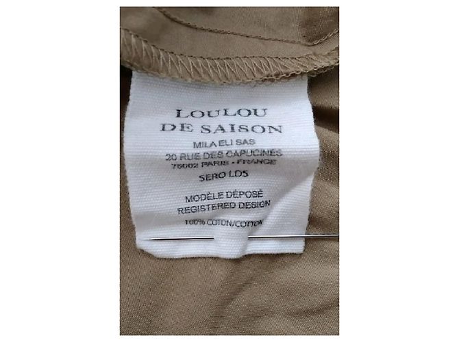 Loulou de Saison Pantalones de algodón marrón - vista 6