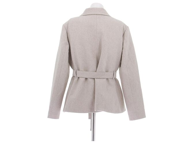 Autre Marque Abrigo Julian beige de lana - vista 2