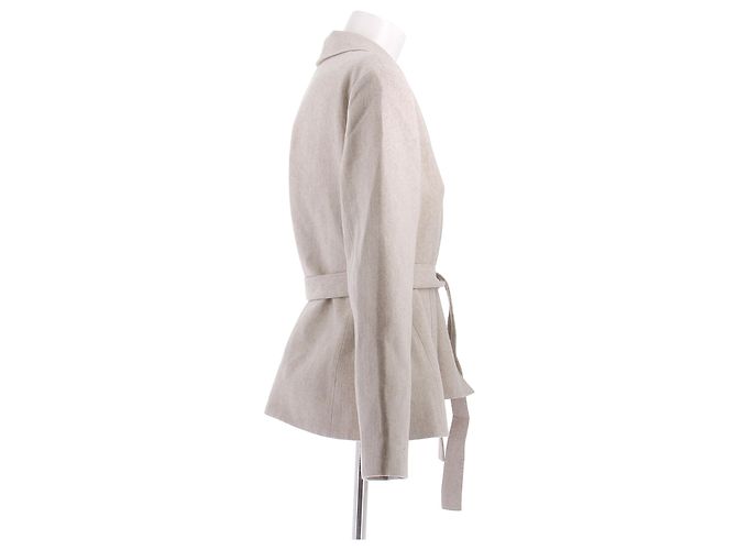Autre Marque Abrigo Julian beige de lana - vista 3