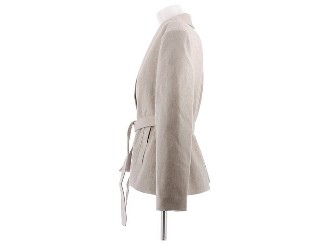 Autre Marque Abrigo Julian beige de lana - vista 4