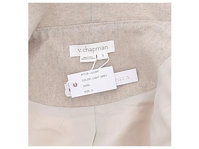 Autre Marque Abrigo Julian beige de lana - vista 5