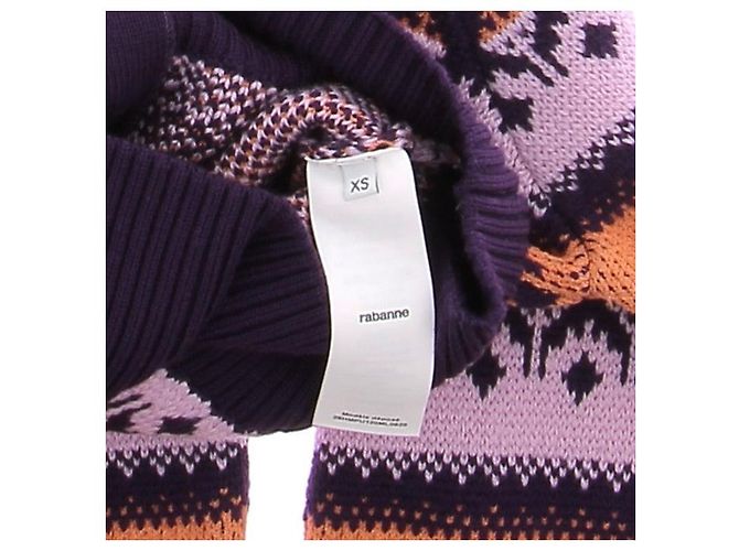 Paco Rabanne Lila Weste mit Reißverschluss - Ansicht 7