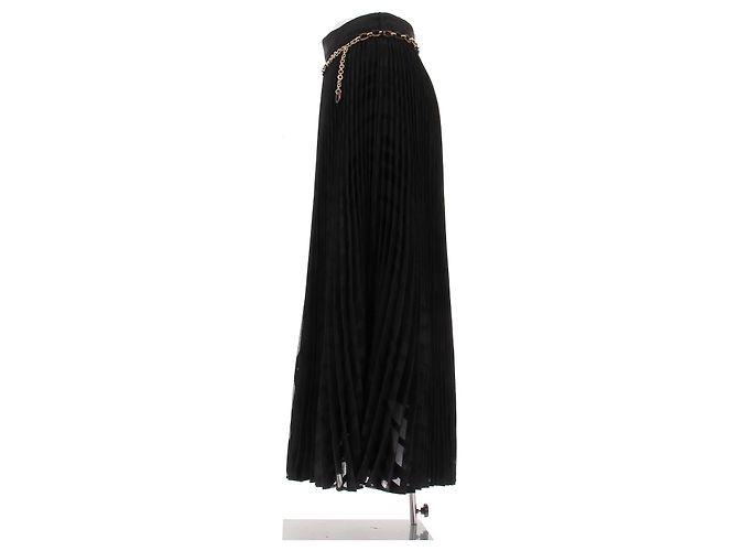 Zimmermann Falda maxi plisada negra - vista 4