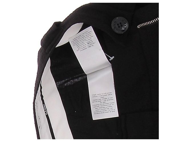Ganni Schwarze Hose aus Polyester Größe 36 - Ansicht 6