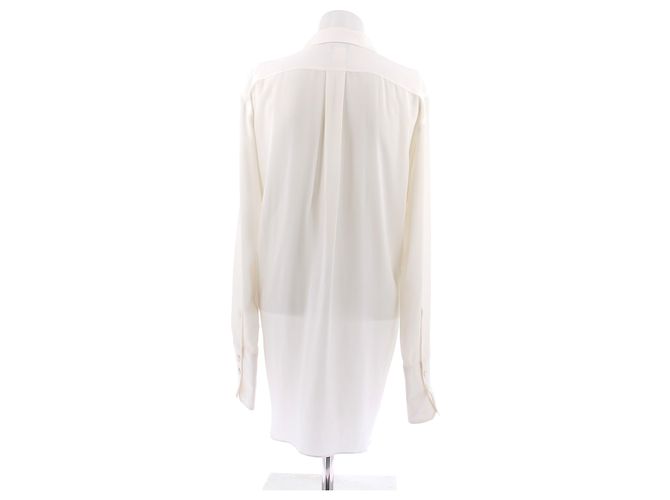 Jean Patou Chemise en soie beige - vue 2