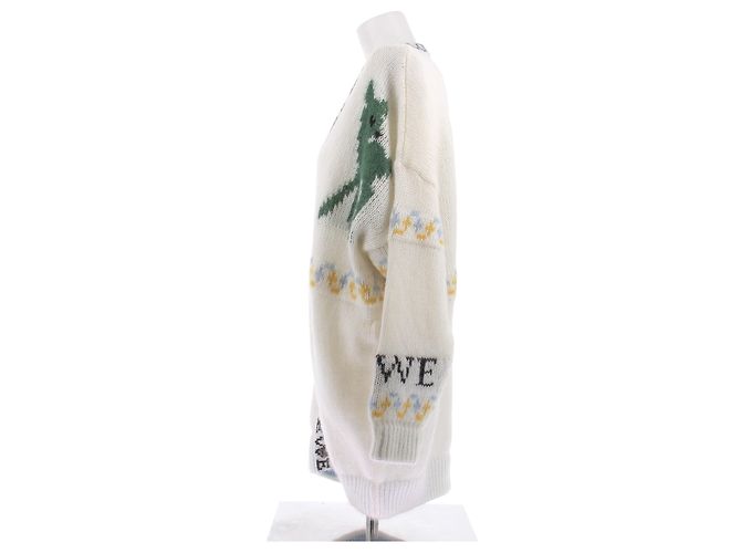 Loewe Cárdigan oversize crema - vista 4