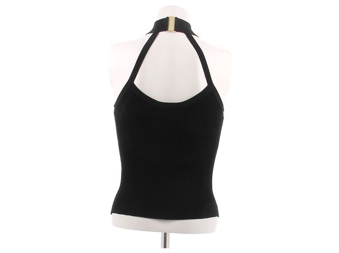 Zimmermann Top cuello alto sin mangas negro - vista 2