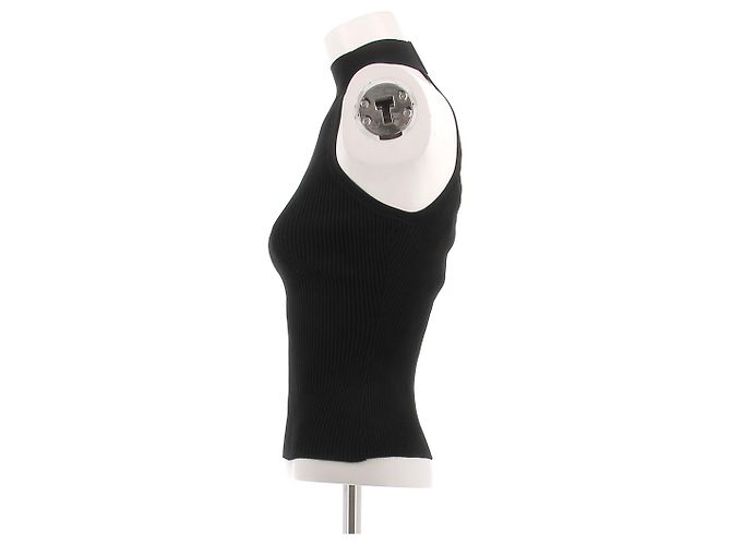 Zimmermann Top cuello alto sin mangas negro - vista 4