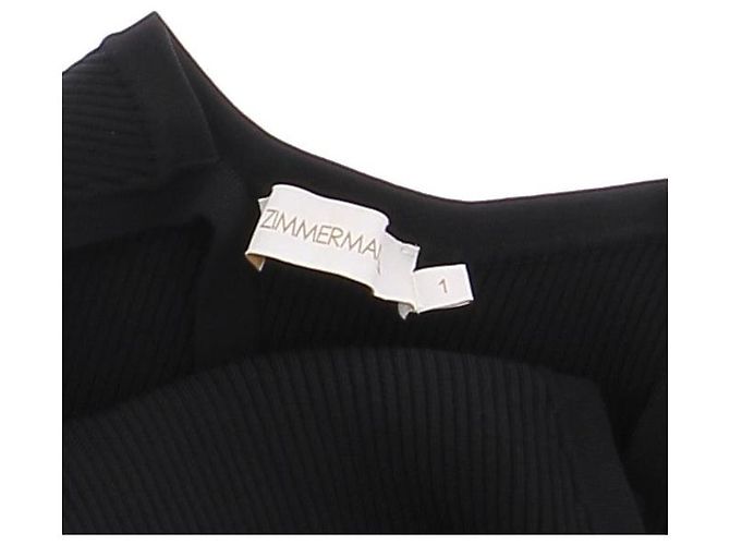 Zimmermann Top cuello alto sin mangas negro - vista 5