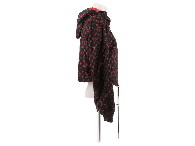 Louis Vuitton K-Way Jacke Rot Schwarz - Ansicht 3