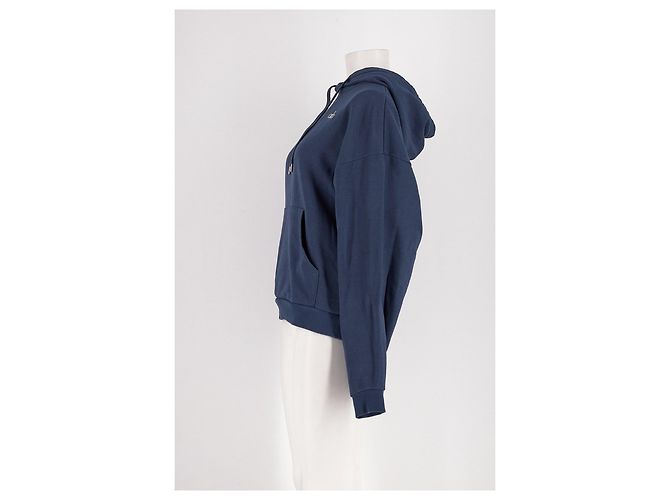 Autre Marque Sudadera con capucha ALO de algodón azul marino - vista 3