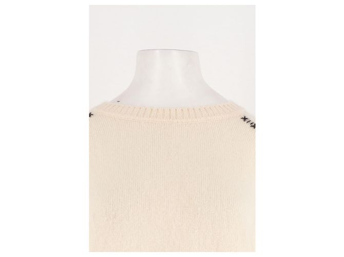Autre Marque Camisola de lã branca MONOKI - vista 5
