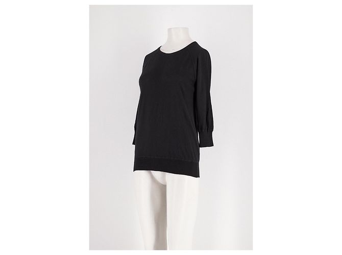Leetha Schwarzer Kaschmirpullover - Ansicht 4