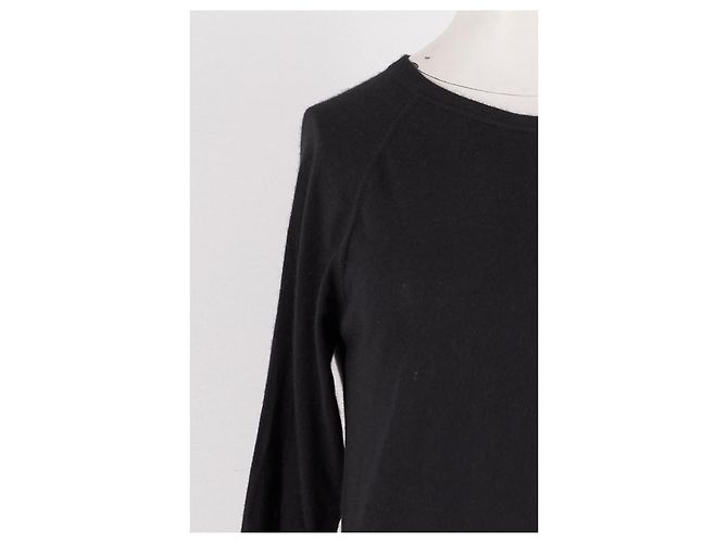 Leetha Schwarzer Kaschmirpullover - Ansicht 6