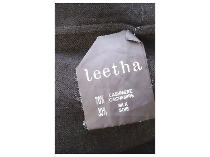 Leetha Schwarzer Kaschmirpullover - Ansicht 8