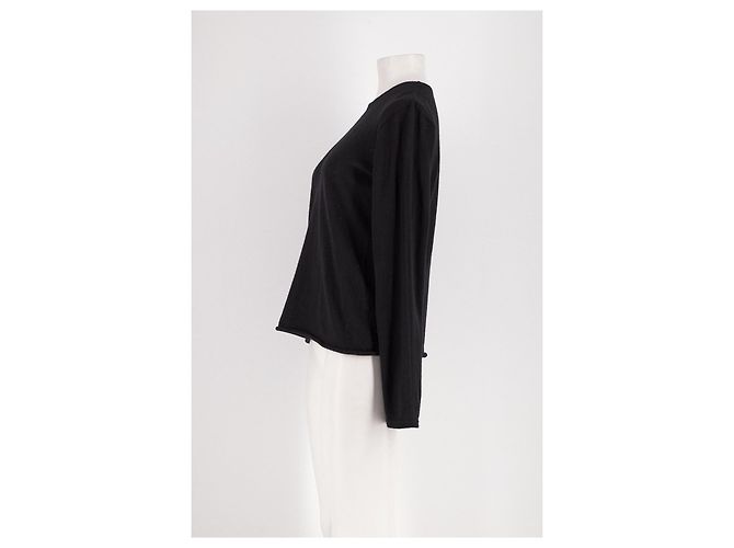 Autre Marque Pull en cachemire noir - vue 3